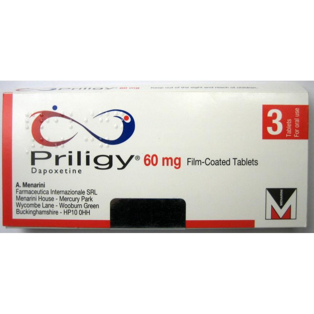Priligy - Dapoxetine - 60mg tablets