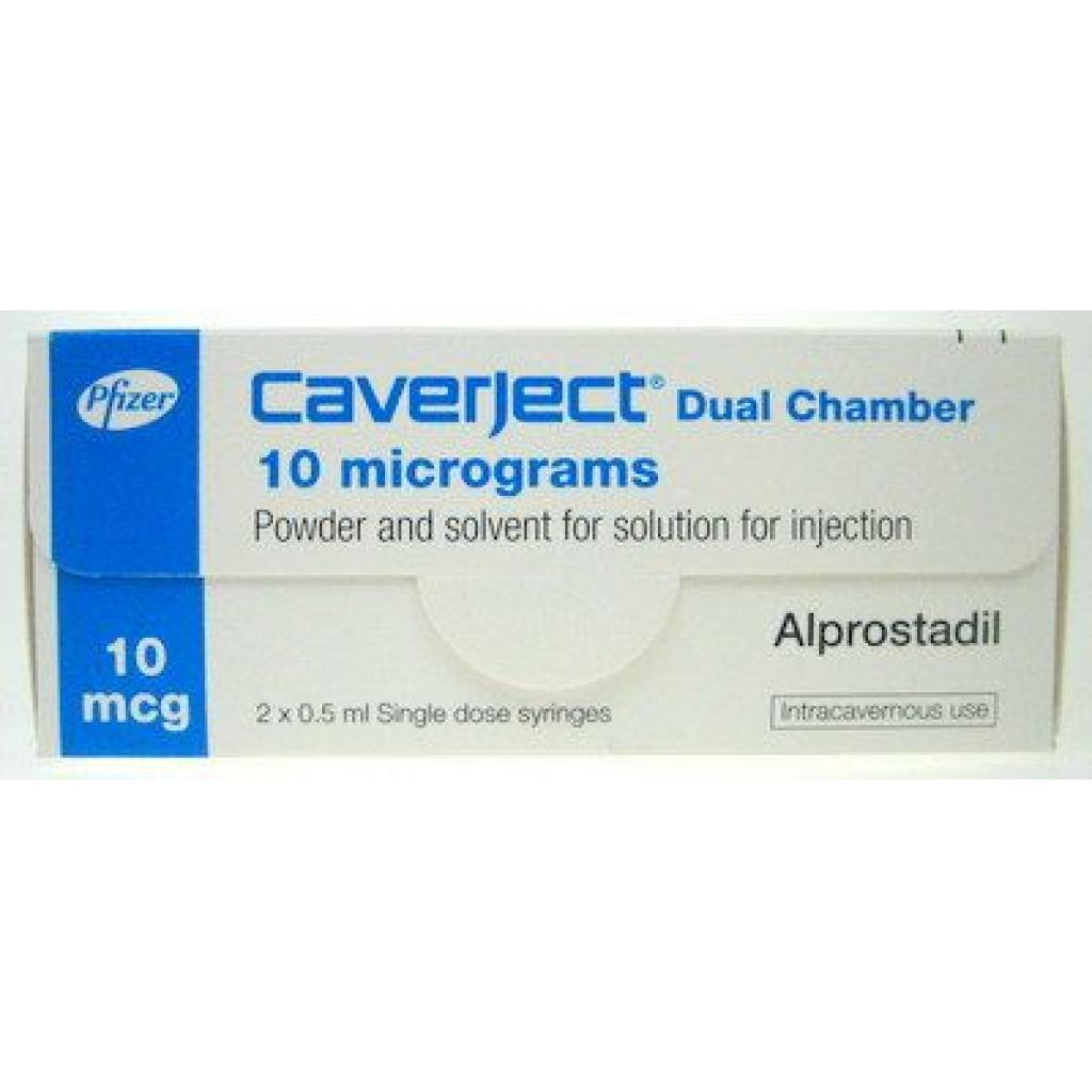 Caverject dual chamber - 10 micrograms