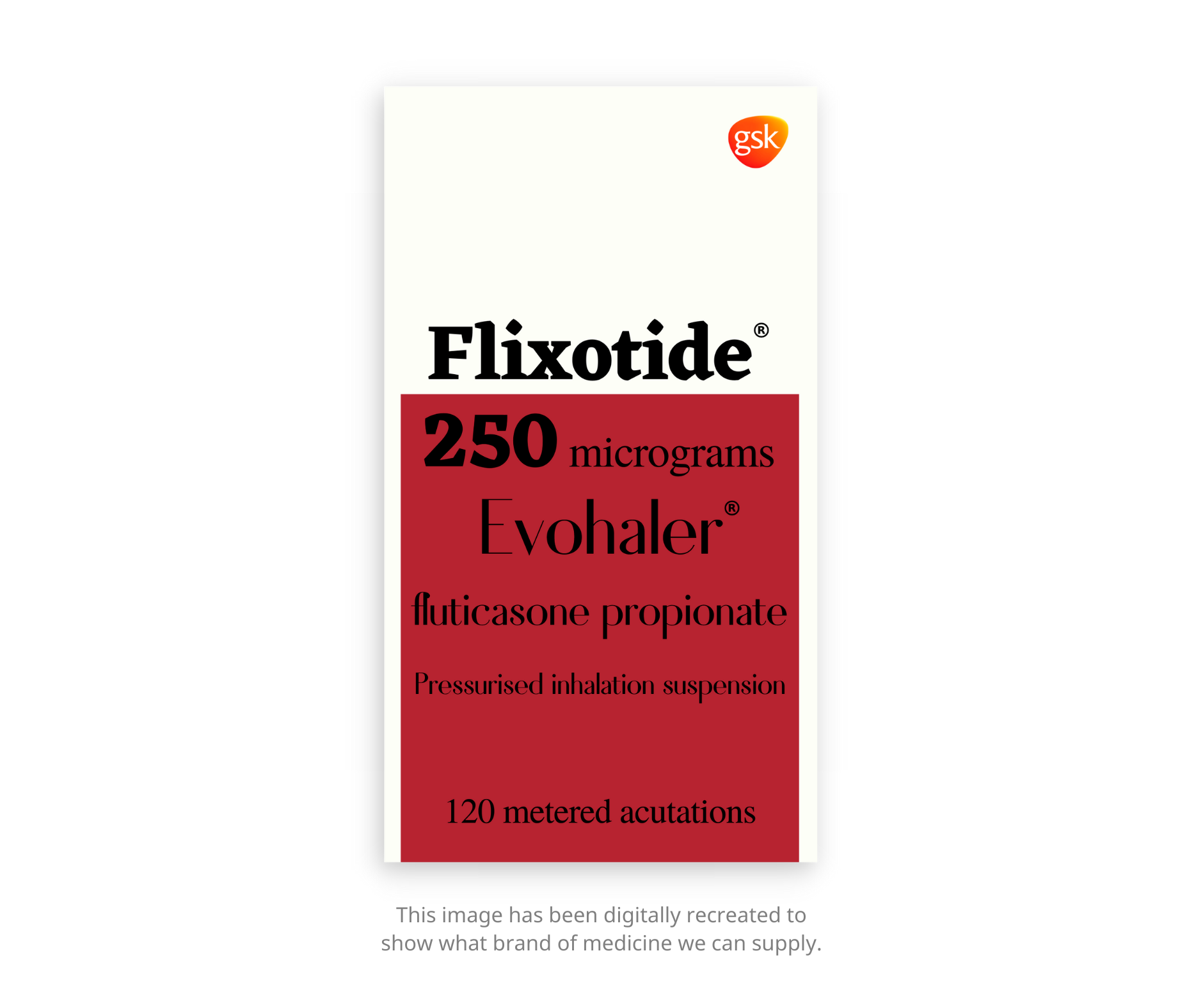 Flixotide 250 micrograms - Asthma inhaler