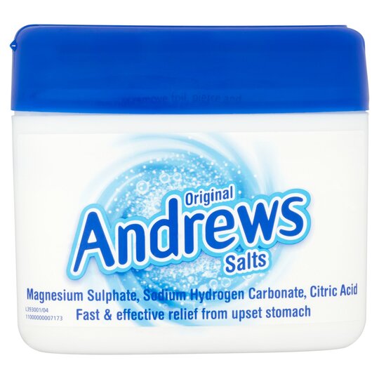 Original Andrews Salts - fast and effective relief from upset stomach