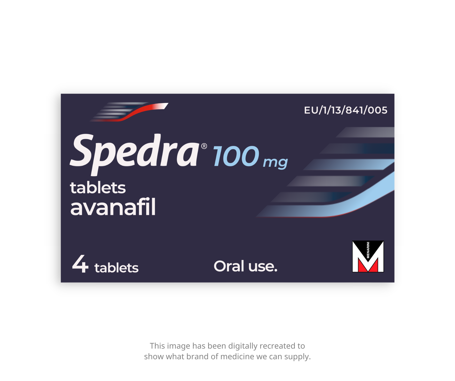 Spedra 100mg example packaging