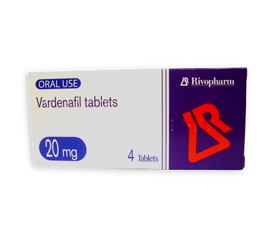 Vardenafil 20mg tablet packaging