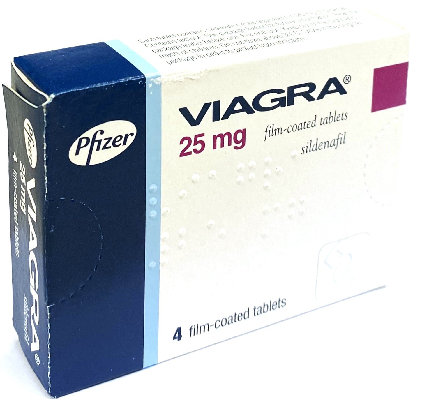 Viagra (Sildenafil) 25mg – 4 tablets – UK Sourced